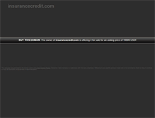 Tablet Screenshot of insurancecredit.com
